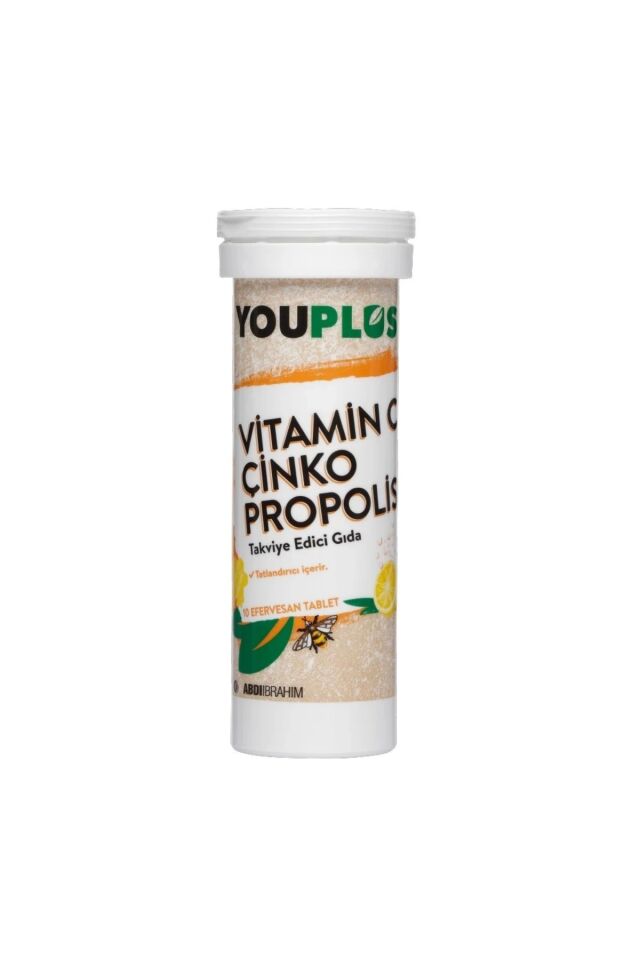 Youplus Vitamin C Çinko Propolis 20 Efervesan Tablet